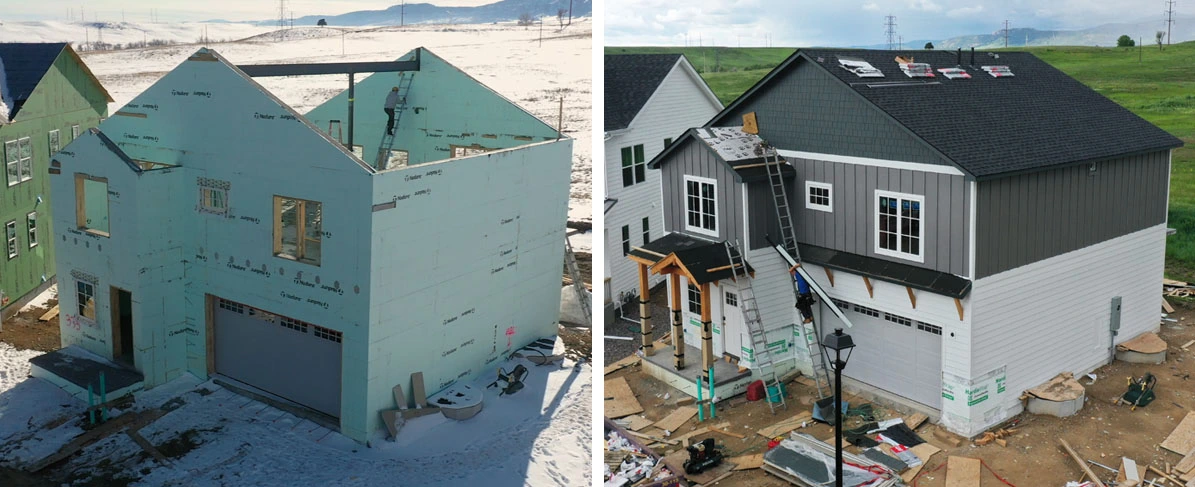 What does an ICF project look like during the assembly of insulated concrete form walls? Check out these photos to see the progress of an ICF home ...
