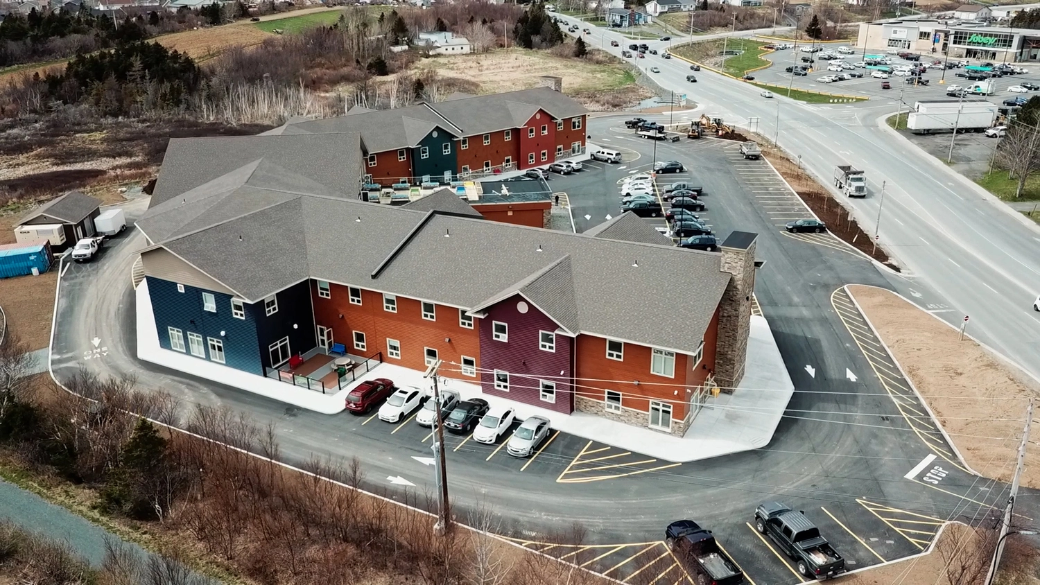 exterior of ICF retirement facility